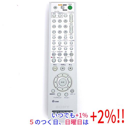 【中古】SONY DVDプレーヤー/ビデオカセットレコーダー用リモコン RMT-V502E