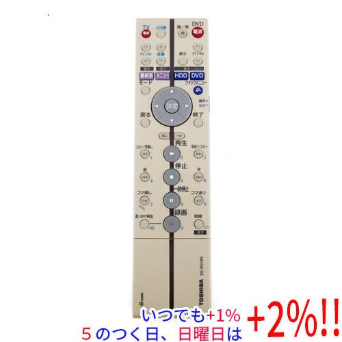 【中古】TOSHIBA製 HDD＆DVDレコーダー用リモコン SE-R0186(79101451)