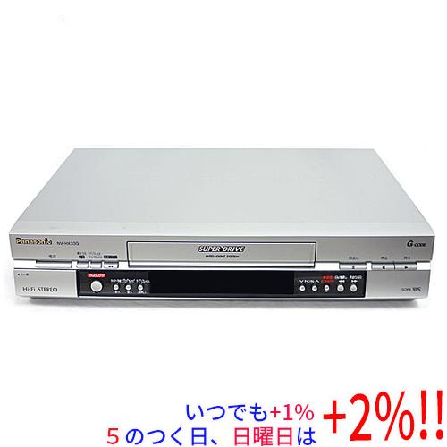 【中古】Panasonic ビデオデッキ NV-HX33G リモコン付き