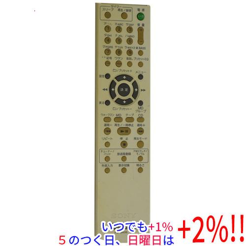 【中古】SONY コンポ用リモコン RM-SM35