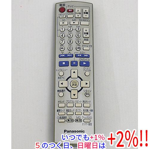 【中古】Panasonic SD/DVDステレオシステム用リモコン EUR7720LC0