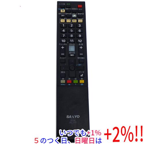 【中古】SANYO製 テレビリモコン RC-515