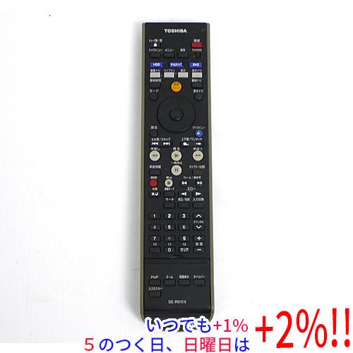 【中古】TOSHIBA製 HDD＆DVDレコーダー用リモコン SE-R0188(79101430)