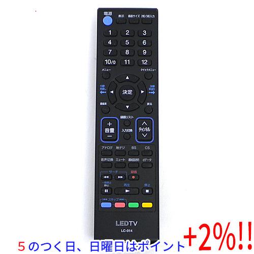 【５のつく日はポイント+3％！】【中古】ORION テレビ用リモコン LC-014