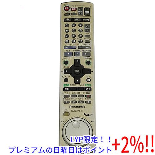 【５のつく日！ゾロ目の日！日曜日はポイント+3％！】【中古】Panasonic DVDリモコン EU...