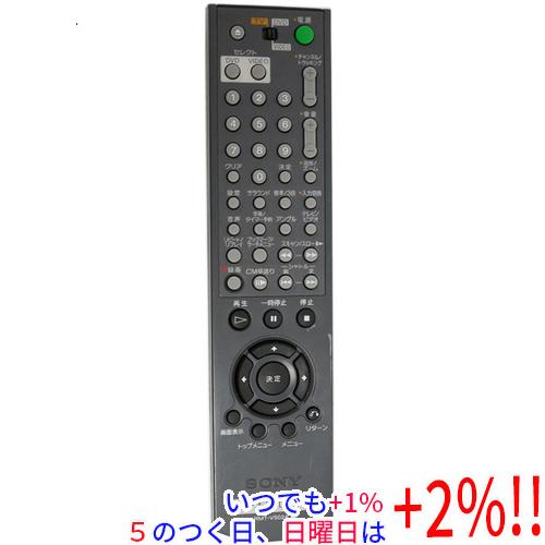 【中古】SONY DVDプレーヤー一体型VHSビデオデッキ用 リモコン RMT-V502A 9885...