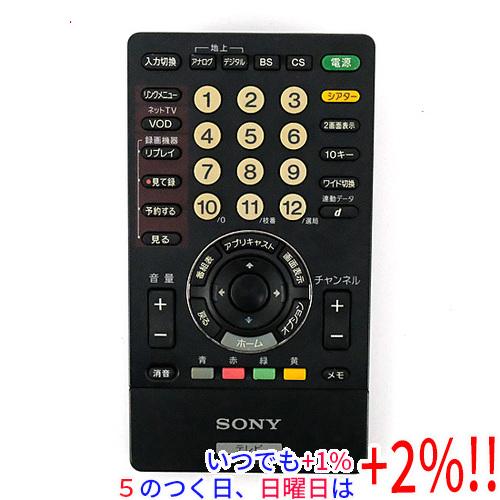 【中古】SONY テレビリモコン RMF-JD004