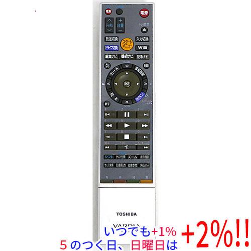【中古】TOSHIBA製 HDD＆DVDレコーダー用リモコン SE-R0292