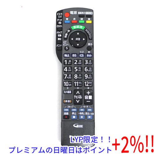 【５のつく日はポイント+3％！】【中古】Panasonic 液晶テレビ用リモコン N2QAYB000...