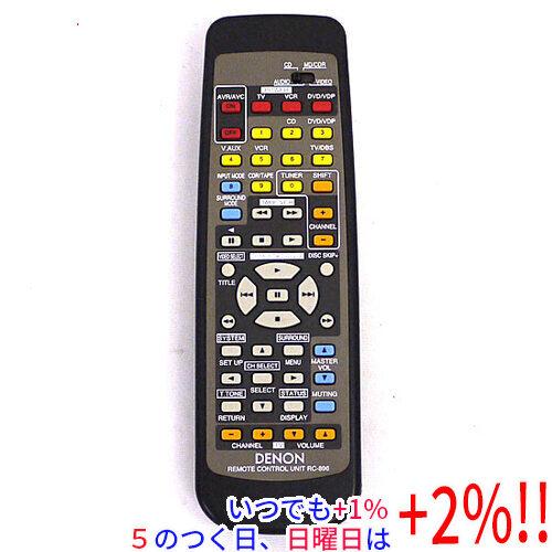 【中古】DENON オーディオリモコン RC-896