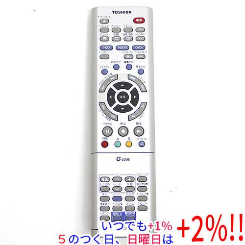 【中古】TOSHIBA製 HDD＆DVDレコーダー用リモコン SE-R0115