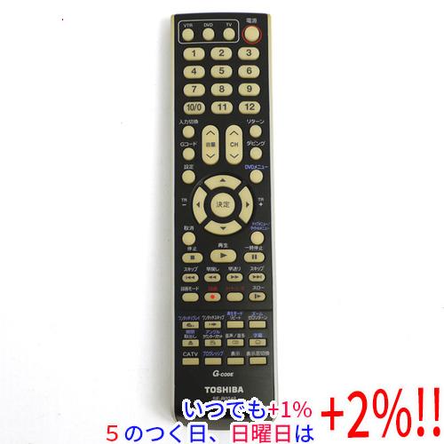 【中古】TOSHIBA製 VTR一体型DVDレコーダー用リモコン SE-R0248
