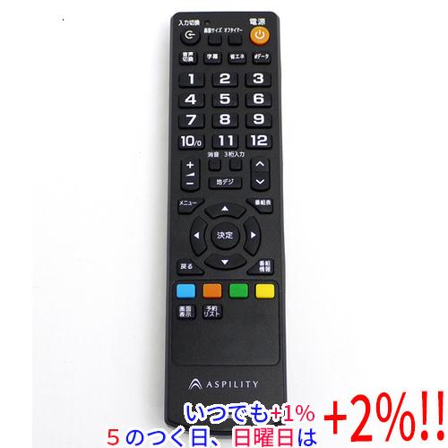 【中古】ASPILITY テレビ用リモコン RC-1288