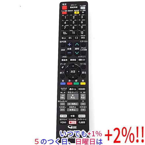 【中古】SHARP製 ブルーレイディスクレコーダー用リモコン GB229PA