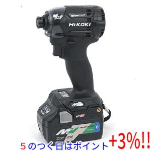 【５のつく日！ゾロ目の日！日曜日はポイント+3％！】HiKOKI インパクトドライバー WH36DC(2XPBS) ストロングブラック 未使用｜excellar