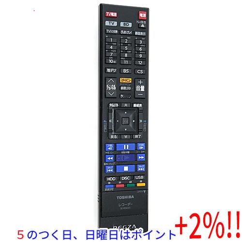 【５のつく日はポイント+3％！】【中古】TOSHIBA BD・DVDレコーダー用リモコン SE-R0...