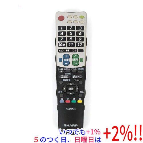 【中古】SHARP ブルーレイディスクレコーダー用純正リモコン RRMCGB031WJSA(0106...