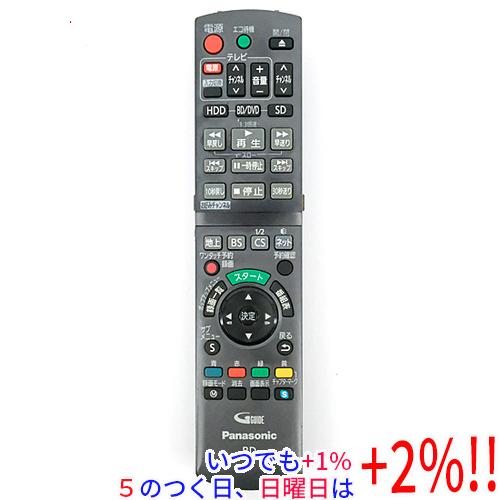 【中古】Panasonic BD/DVDレコーダー DIGA用リモコン N2QAYB000687【い...