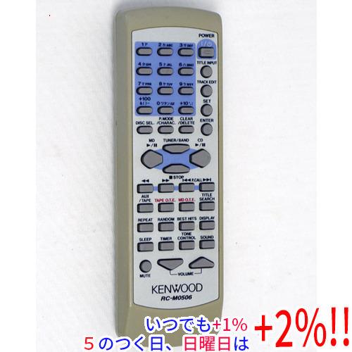 【中古】KENWOOD オーディオ用リモコン RC-M0506 本体いたみ
