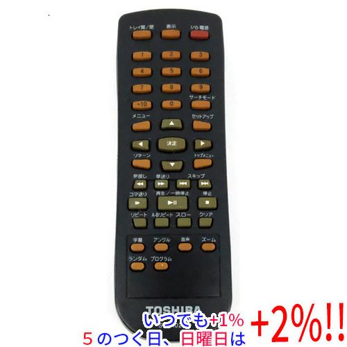 【中古】TOSHIBA製 DVDプレーヤー用リモコン SE-R0289(79102304)