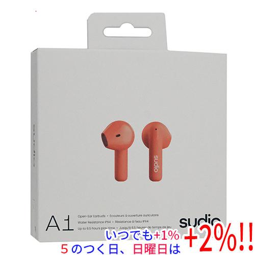 Sudio 完全ワイヤレスイヤホン Sudio A1 SD-1704 シエナレッド 未使用【いつでも...