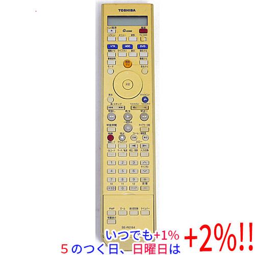 【中古】TOSHIBA製 VTR＆HDD＆DVDレコーダー用リモコン SE-R0164 電池カバーな...