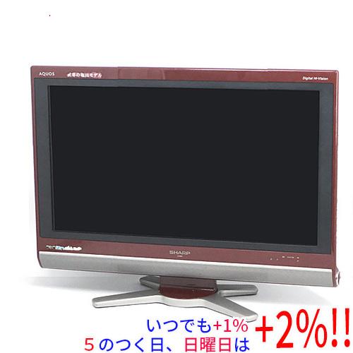 【中古】SHARP 20V型 ハイビジョン液晶テレビ AQUOS LC-20D50-R レッド リモ...