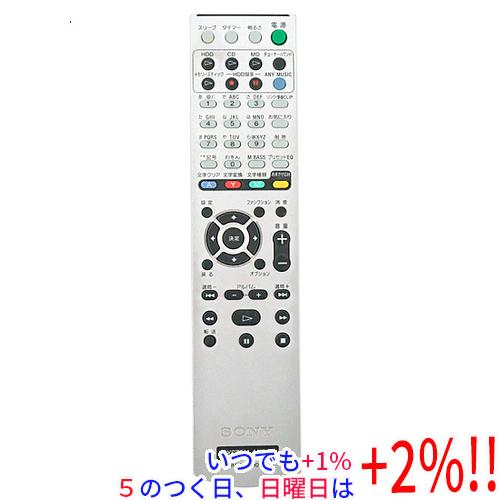 【中古】SONY HDDコンポ用リモコン RM-M70HD 本体いたみ
