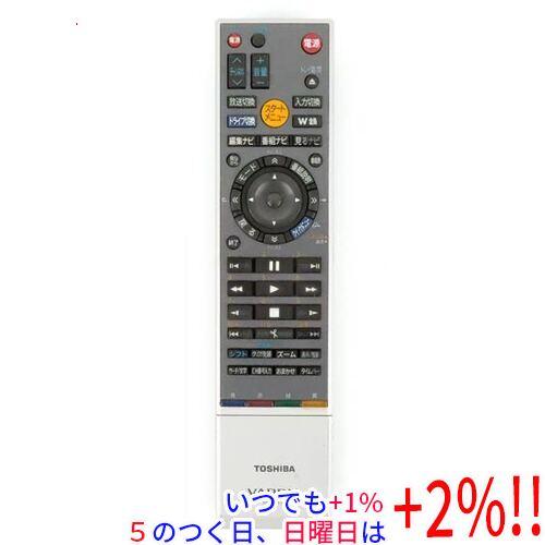 【中古】TOSHIBA製 HDD＆DVDレコーダー用リモコン SE-R0312 本体いたみ