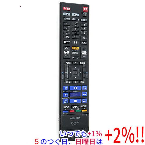 【中古】TOSHIBA BD・DVDレコーダー用リモコン SE-R0433(79105947) 電池...