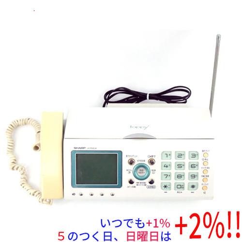 【中古】SHARP 電話機 親機のみ UX-F50CW 本体のみ 本体いたみ