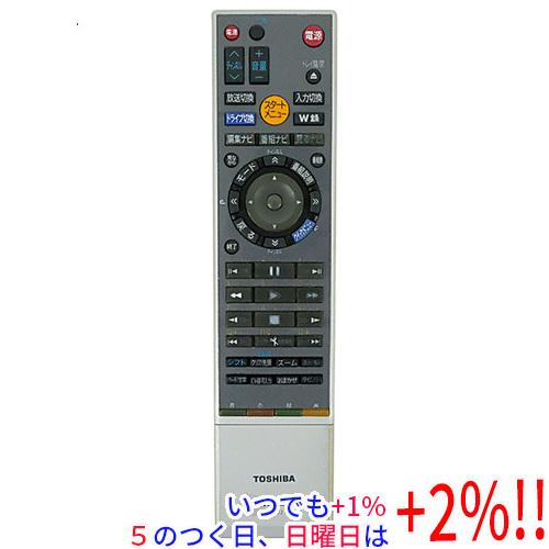 【中古】TOSHIBA製 HDD＆DVDレコーダー用リモコン SE-R0321 本体いたみ