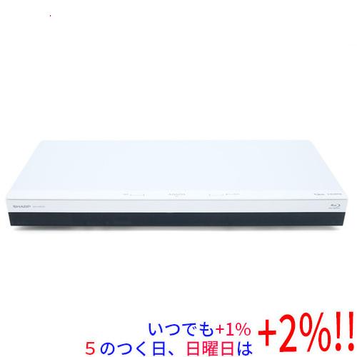 【中古】SHARP AQUOS ブルーレイディスクレコーダー 1TB 2B-C10CW2 ホワイト ...