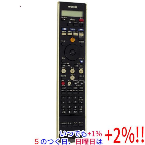 【中古】TOSHIBA製 HDD＆DVDレコーダー用リモコン SE-R0137 本体いたみ