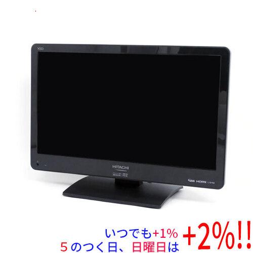 【中古】HITACHI 19V型 液晶テレビ Wooo L19-N2 2015年製 リモコンなし【い...