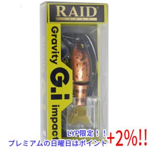 【５のつく日はポイント+3％！】RAID JAPAN ルアー G.I(ジーアイ) グラビティインパクト 008 フロッグマン｜excellar