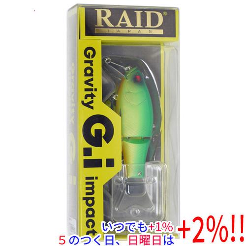 RAID JAPAN ルアー G.I(ジーアイ) グラビティインパクト 002 シマナシタイガー