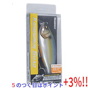 【５のつく日！ゾロ目の日！日曜日はポイント+3％！】【新品(開封のみ・箱きず・やぶれ)】 メガバス ルアー KONOSIRUS SHAD(コノシラスシャッド)(F) 和銀コノシ｜excellar