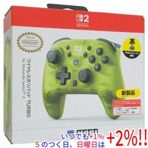 【新品訳あり(箱きず・やぶれ)】 HORI ワイヤレスホリパッド TURBO for Nintendo Switch 2 NSX-133 シャインイエロー【いつでも+1％！5のつく日と日曜日は+2%！