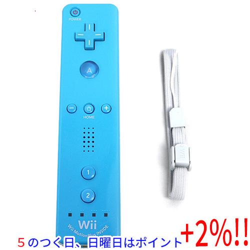 【５のつく日！ゾロ目の日！日曜日はポイント+3％！】【中古】任天堂 Wiiリモコンプラス アオ