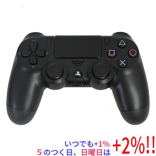 【中古】SONY ワイヤレスコントローラ DUALSHOCK4 ブラック CUH-ZCT1J【いつで...