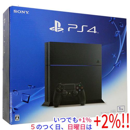 【中古】SONY プレイステーション4 1TB ブラック CUH-1200BB01 コントローラーな...
