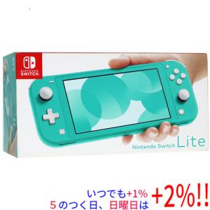 【５のつく日はポイント+3％！】【中古】任天堂 Nintendo Switch Lite(ニンテンドースイッチ ライト) HDH-S-BAZAA ターコイズ 外箱いたみ 元箱あり｜excellar