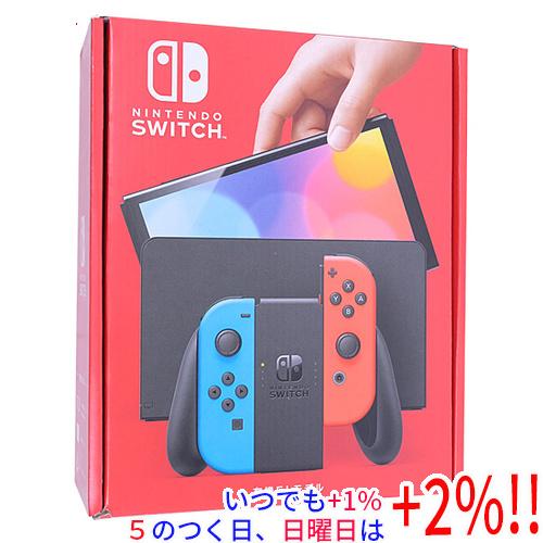 【中古】任天堂 Nintendo Switch 有機ELモデル HEG-S-KABAA ネオンブルー...