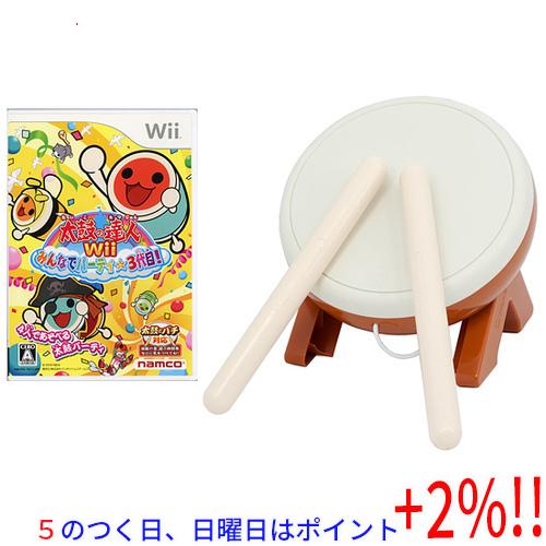 【５のつく日！ゾロ目の日！日曜日はポイント+3％！】【中古】太鼓の達人Wii みんなでパーティ 3代...