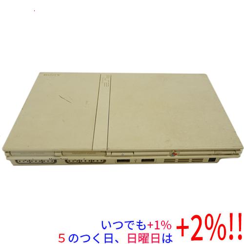【中古】SONY プレイステーション2 ホワイト SCPH-75000CW 本体のみ 本体いたみ