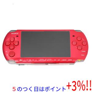 【５のつく日！ゾロ目の日！日曜日はポイント+3％！】【中古】SONY PSP ラディアント・レッド PSP-3000 RR バッテリーなし｜excellar