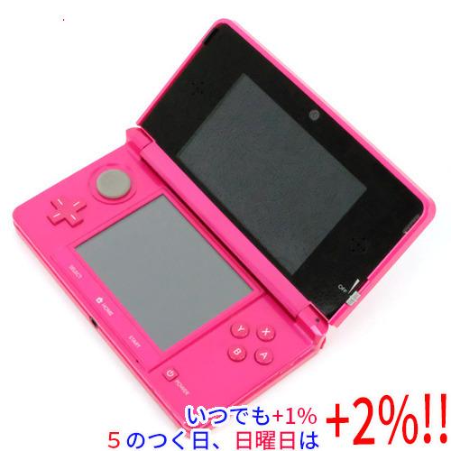 【中古】任天堂 ニンテンドー3DS グロスピンク CTR-S-PDBA【いつでも+1％！5のつく日と...