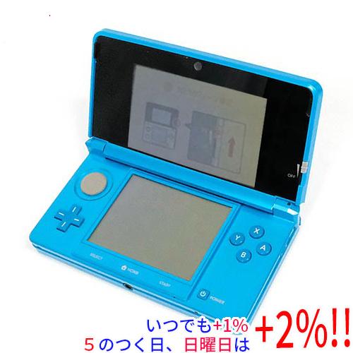 【中古】任天堂 ニンテンドー3DS ライトブルー CTR-S-BDBA 液晶画面いたみ【いつでも+1...