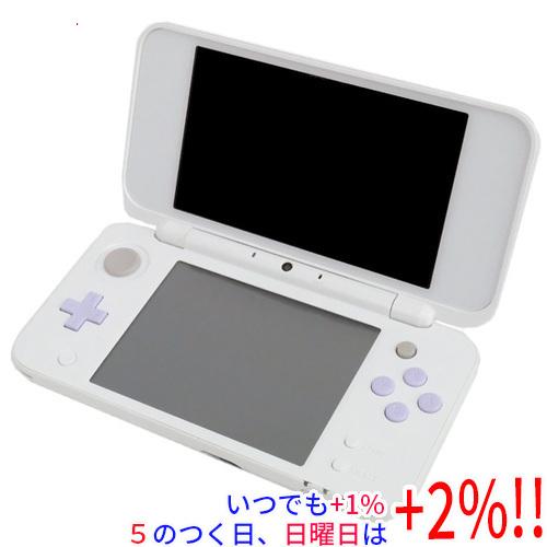 【中古】任天堂 Newニンテンドー2DS LL ホワイト×ラベンダー 本体・液晶画面いたみ【いつでも...